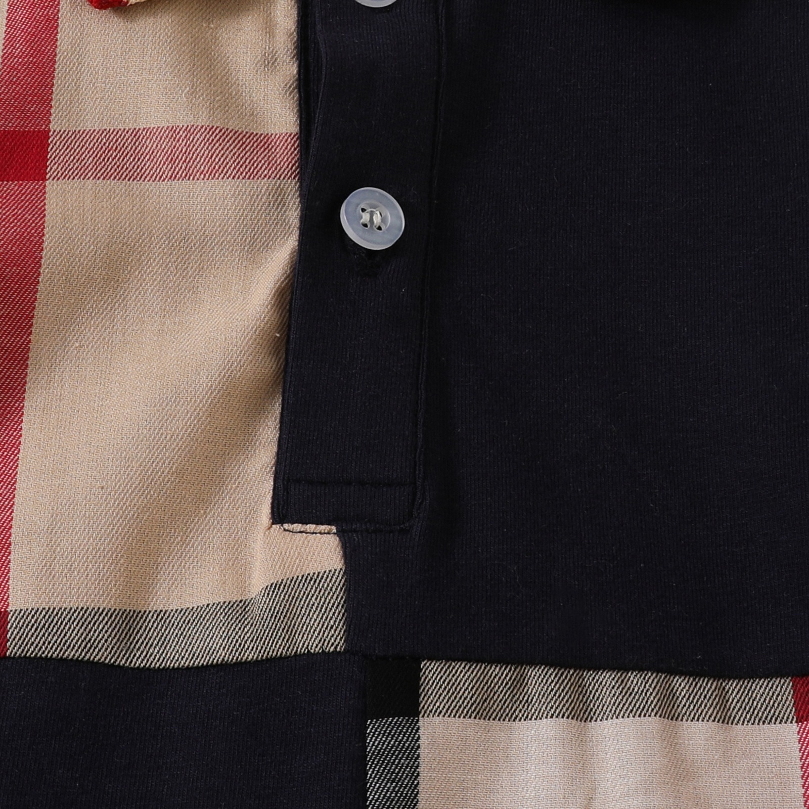Baby Boy Patchwork Short-Sleeve Jumpsuits