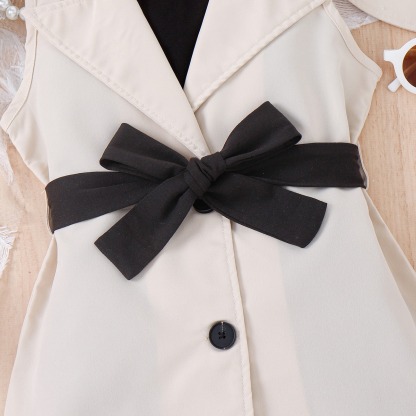 4pcs Toddler Girls Princess-style Coordinated Set