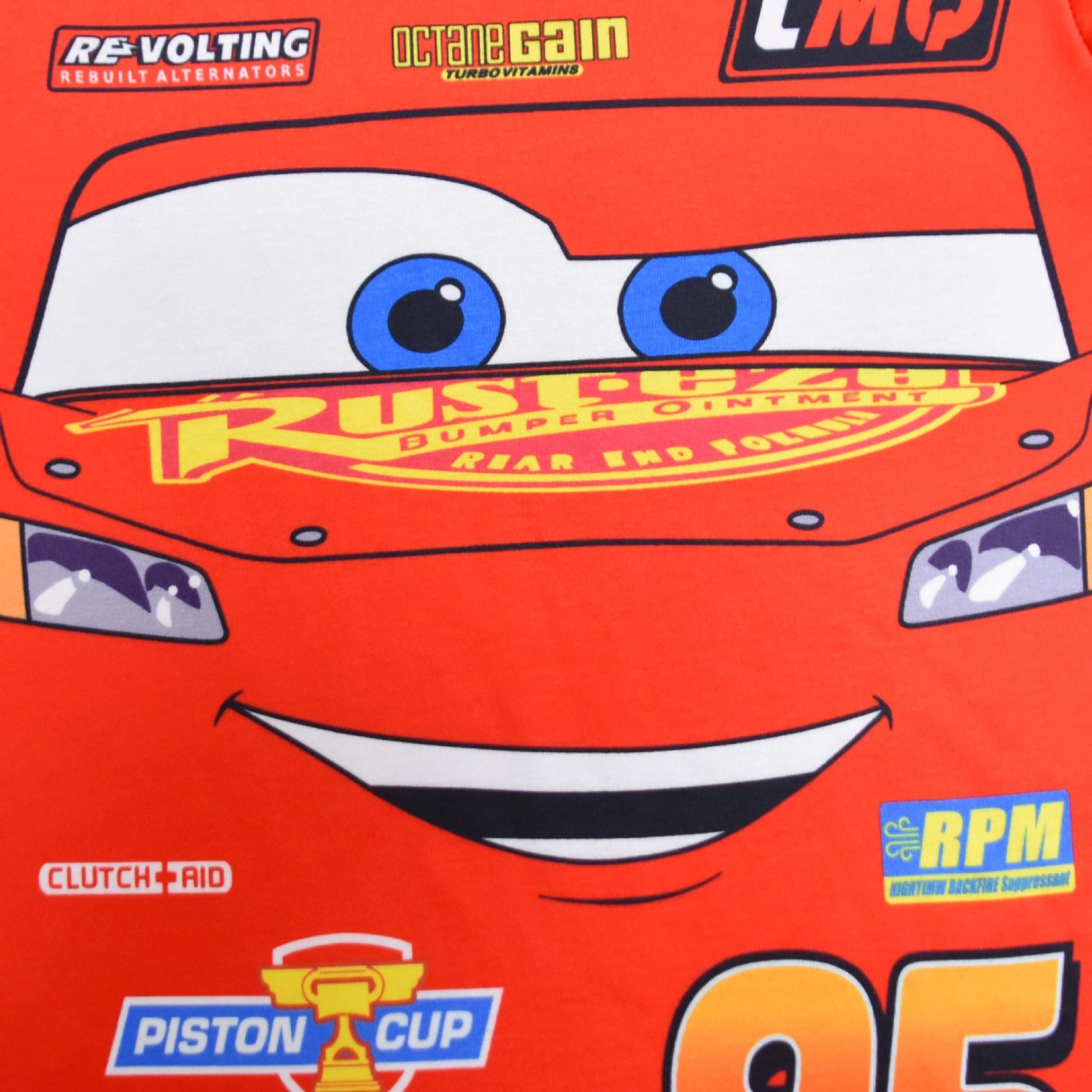 2pcs Toddler Boys Racing Print Short-Sleeve Graphic Tee & Pants