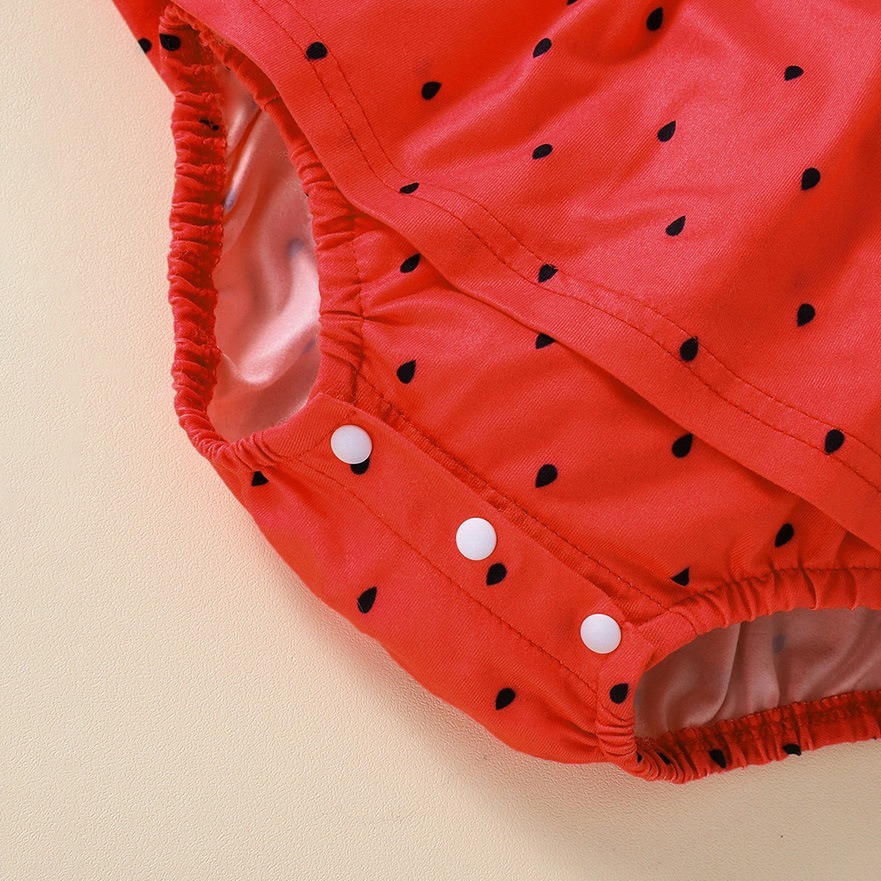 Baby Girls Adorable Watermelon Print Onesies