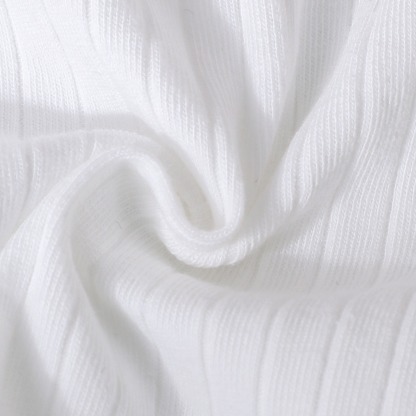 3pcs Baby Girls Ruffle Sleeveless Top And Denim Skirt