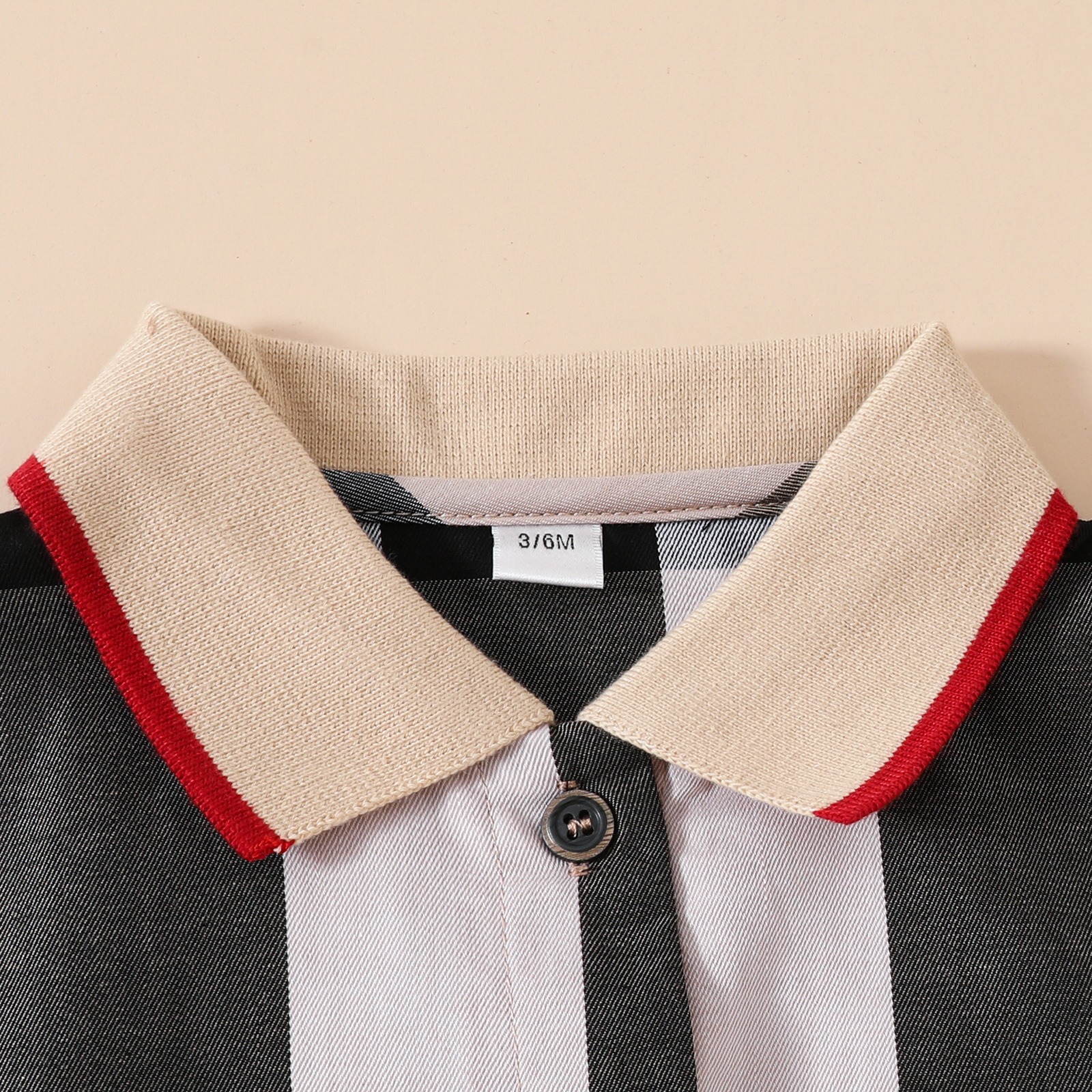 Baby Boy Sleeveless Lapel Button-Down Jumpsuits