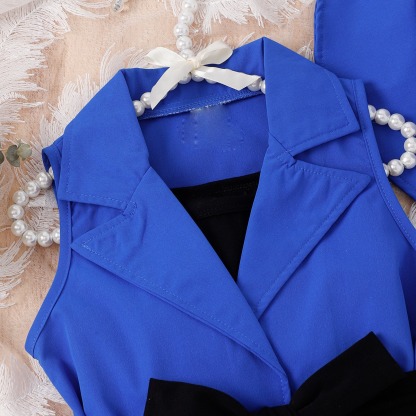 4pcs Toddler Girls Princess-style Coordinated Set