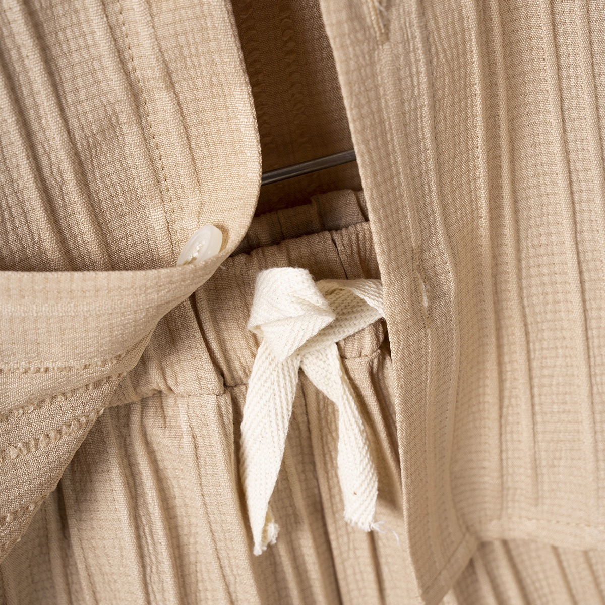 2pcs Toddler Boy Solid Single-Breast Shirt & Shorts