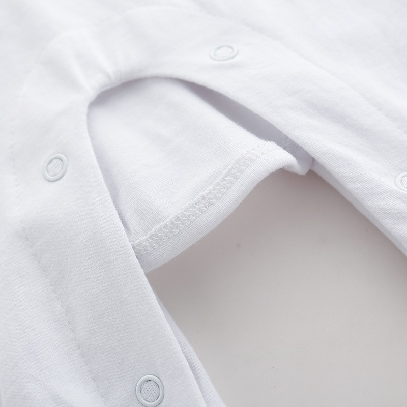 Baby Boy Cotton Lapel Long-Sleeve Jumpsuits