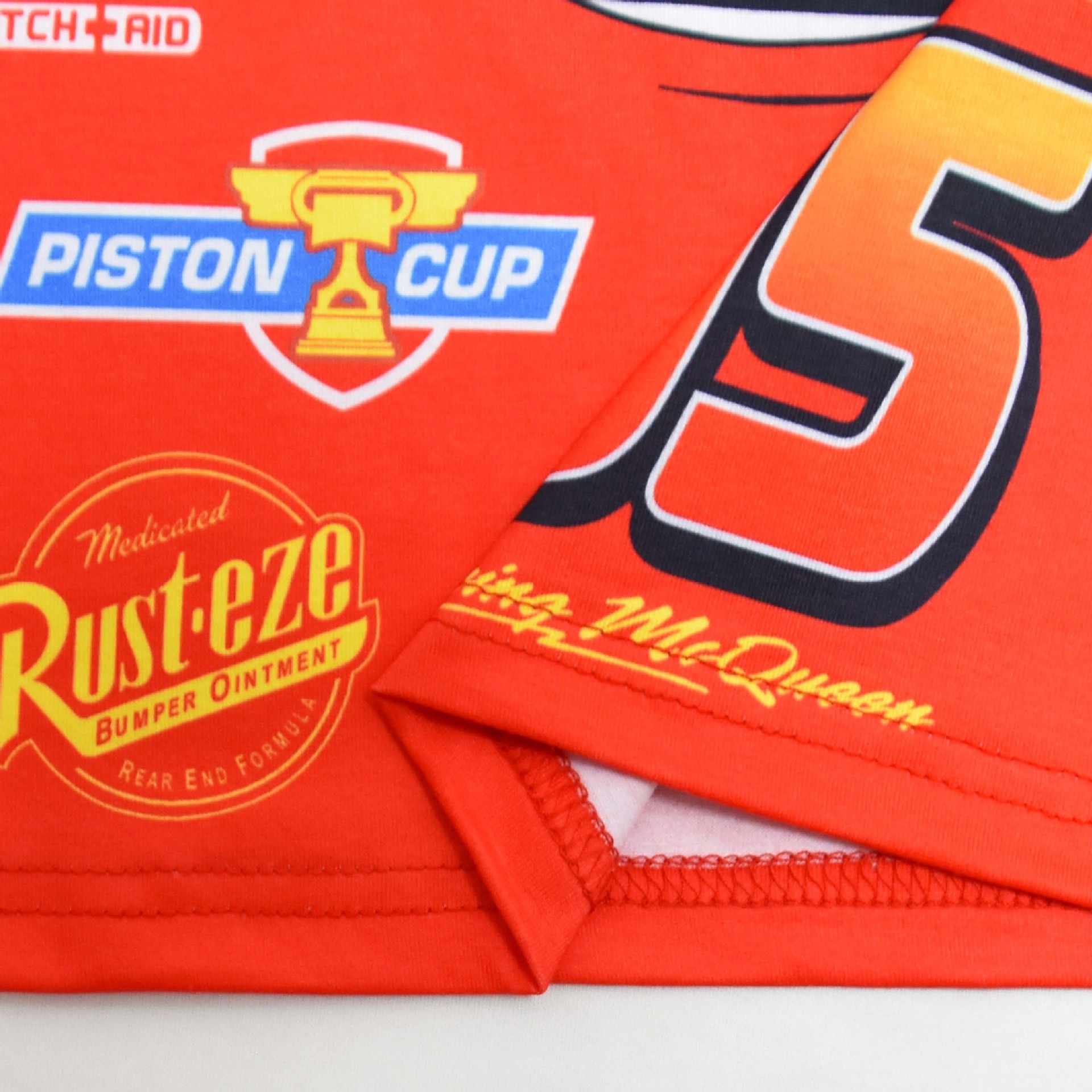 2pcs Toddler Boys Racing Print Short-Sleeve Graphic Tee & Pants