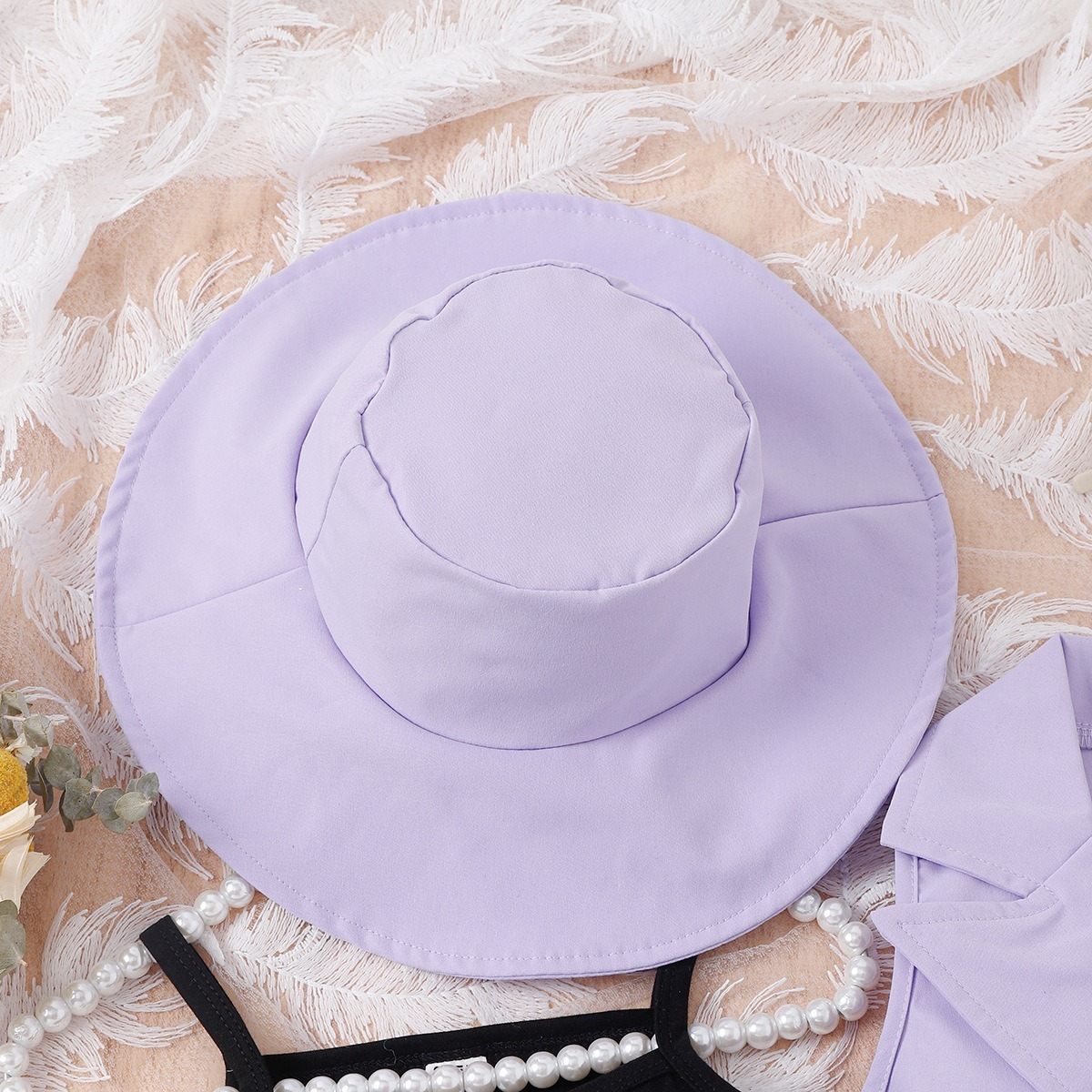 4pcs Toddler Girls Princess-style Coordinated Set