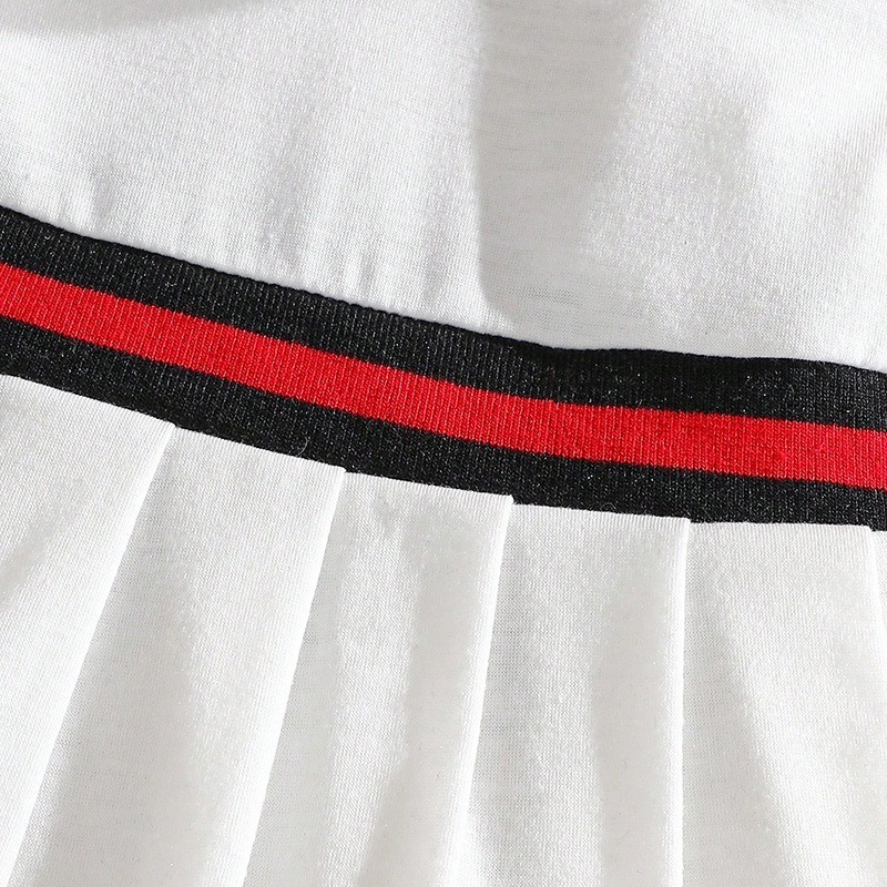 Baby Girls Short-Sleeve Collared Dress