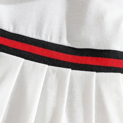 Baby Girls Short-Sleeve Collared Dress