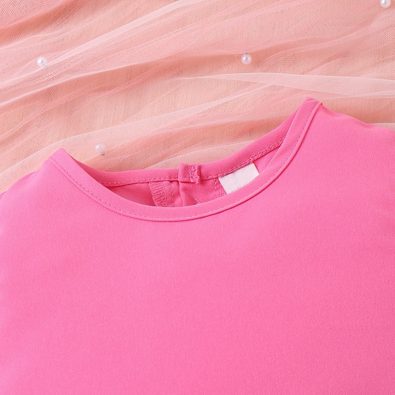 2pcs Toddler Girls Sleeveless A-line Tiered Dress with Matching Bag