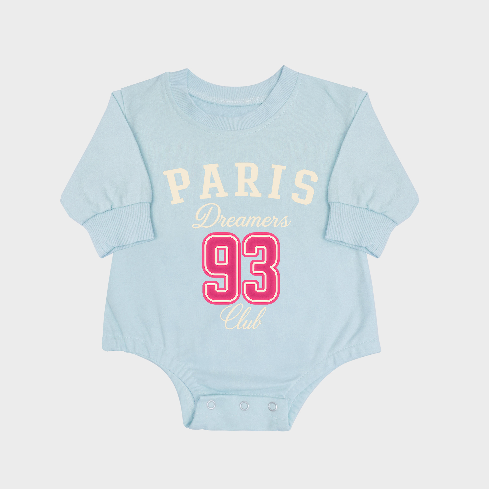 Paris Long-sleeved Triangle Onesies