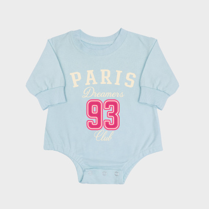 Paris Long-sleeved Triangle Onesies