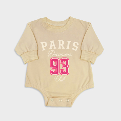 Paris Long-sleeved Triangle Onesies