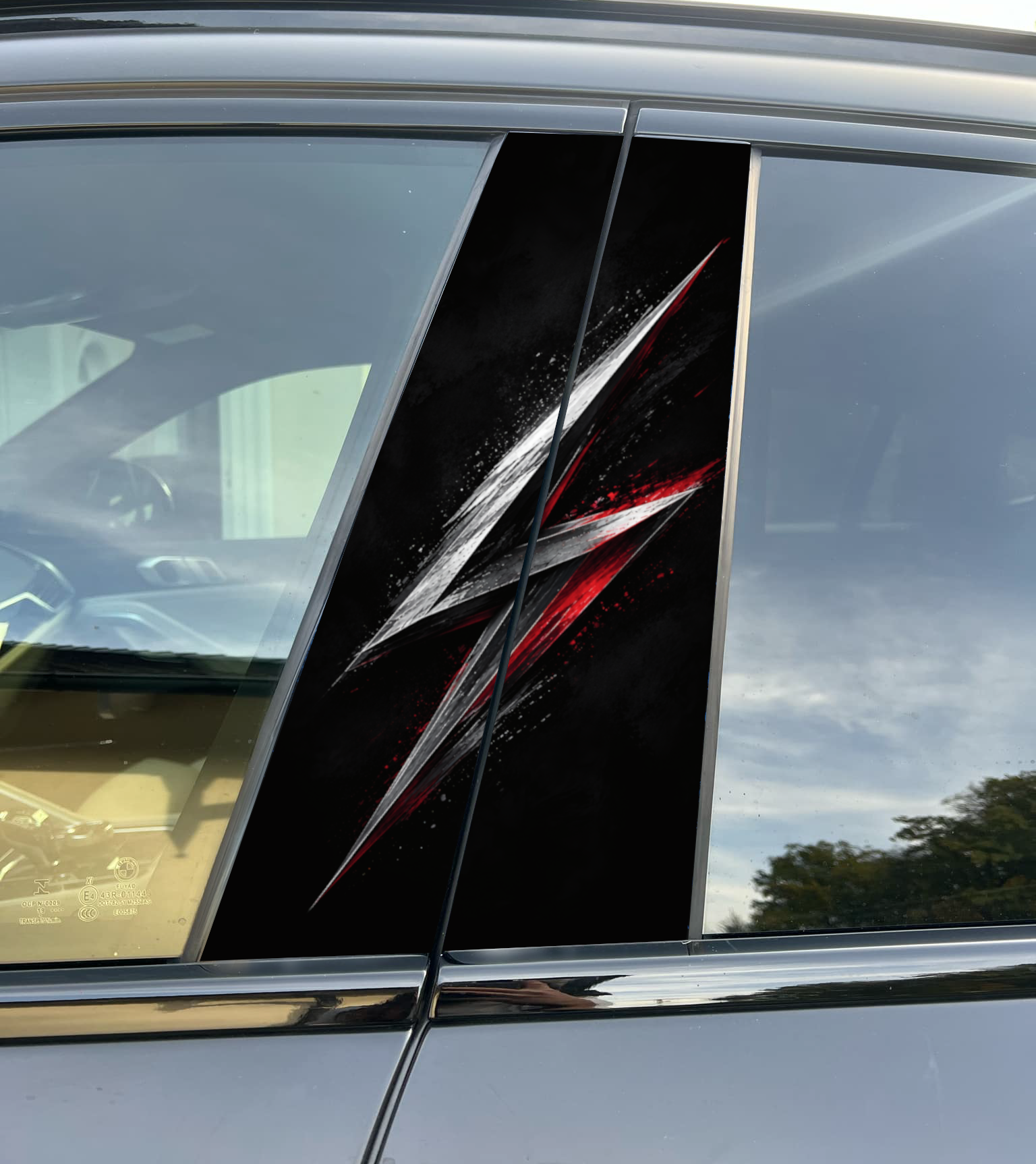Bolt Audi Car Pillar Wrap, Universal Fit