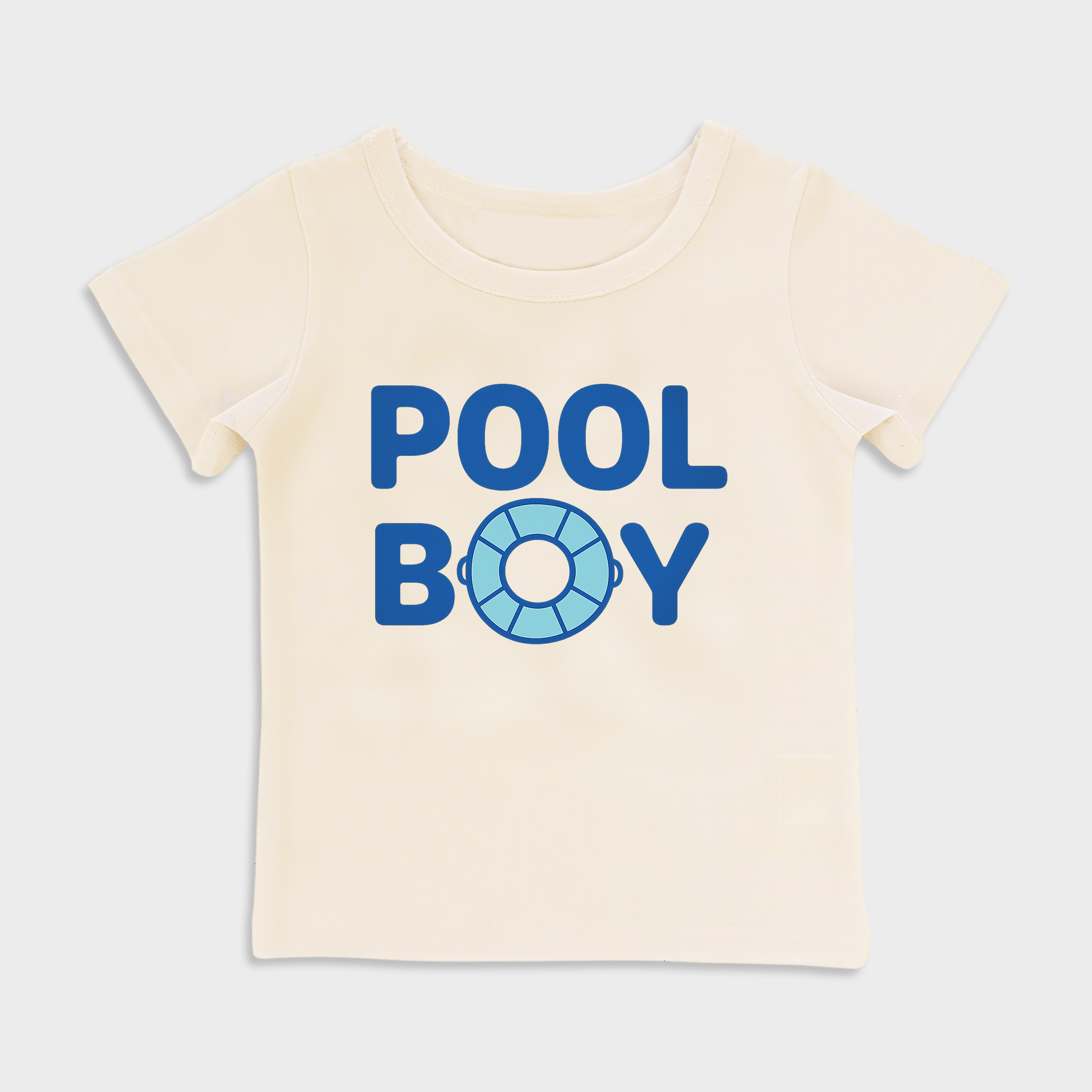 baby shirts Pool Boy-Kids' T-Shirt, Toddler Top Beige