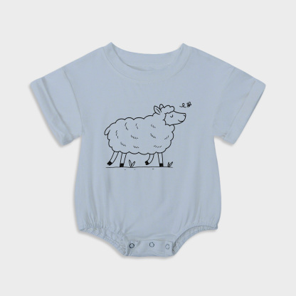 baby onesies - Sheep Baby Triangular Stretchy Onesies
