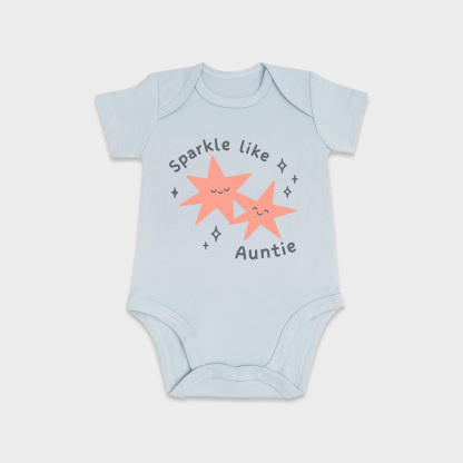 Sparkle Like Auntie Baby Onesies
