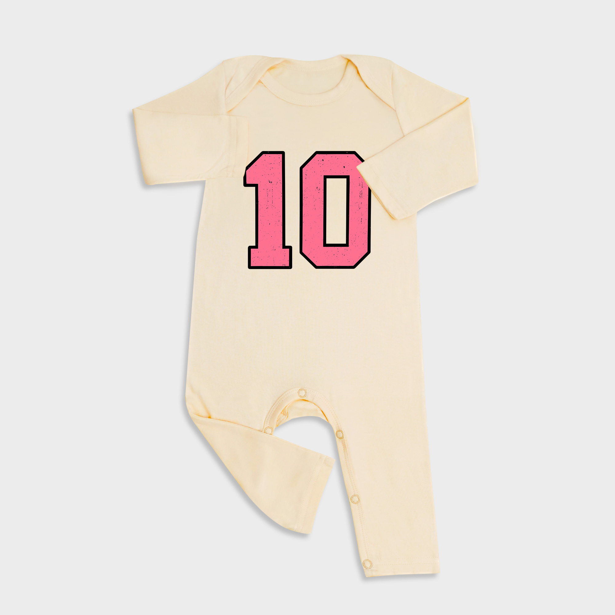 Ten Long Sleeve &Long Leg Jumpsuit Light Yellow