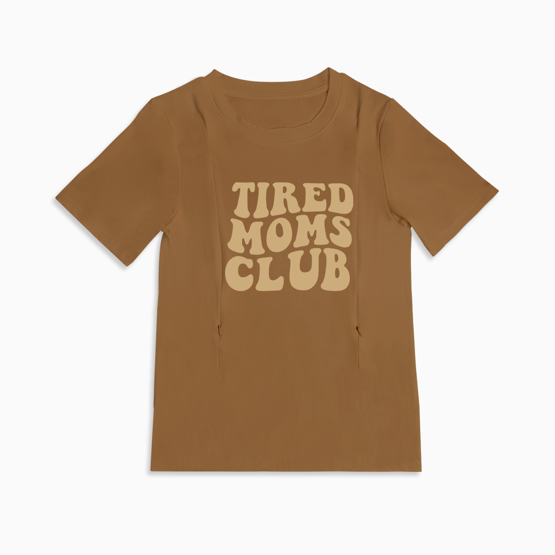 Tired Moms Club Mom Breastfeeding Nursing T Shirt