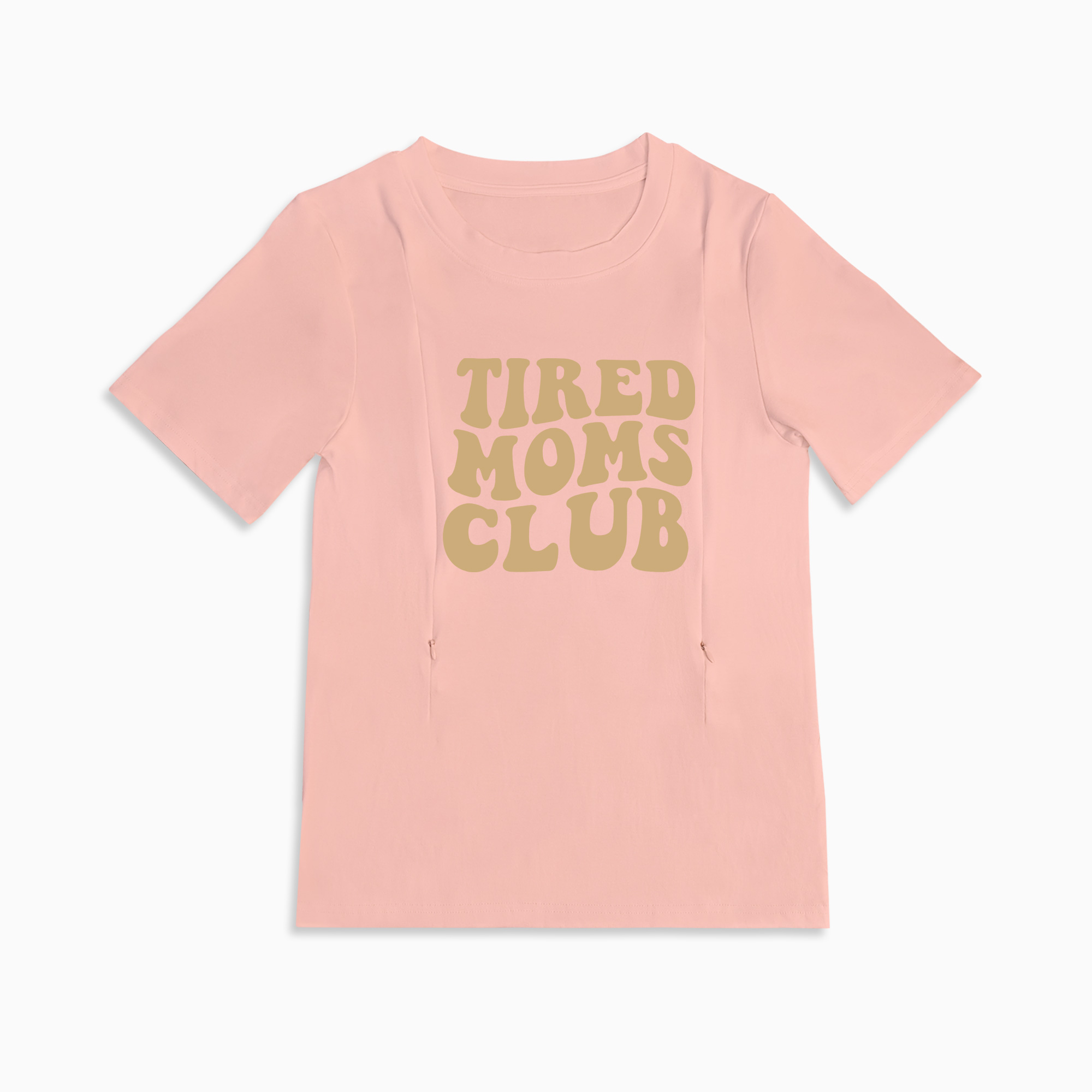 Tired Moms Club Mom Breastfeeding Nursing T Shirt