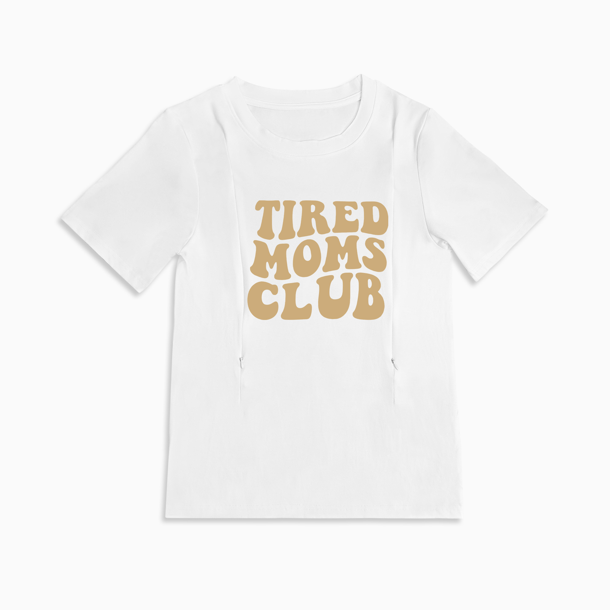 Tired Moms Club Mom Breastfeeding Nursing T Shirt