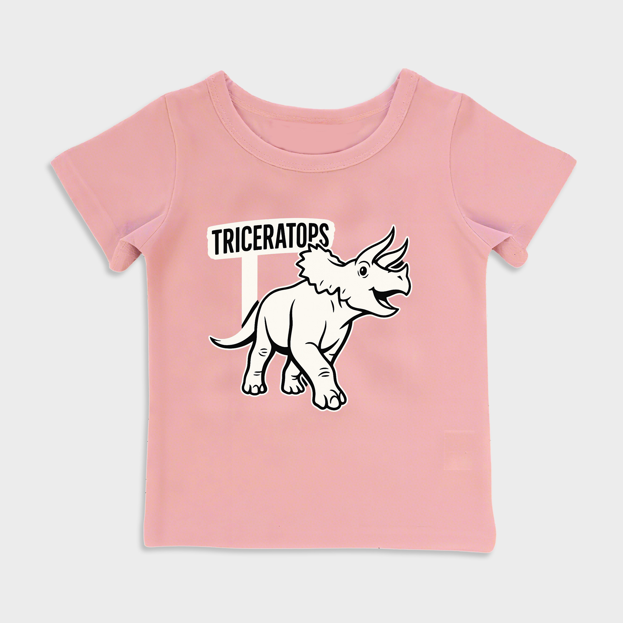 Triceratops-Kids' T-Shirt, Toddler Top