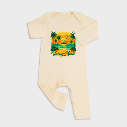 Vacay Made Long Sleeve &Long Leg Jumpsuit Light Yellow