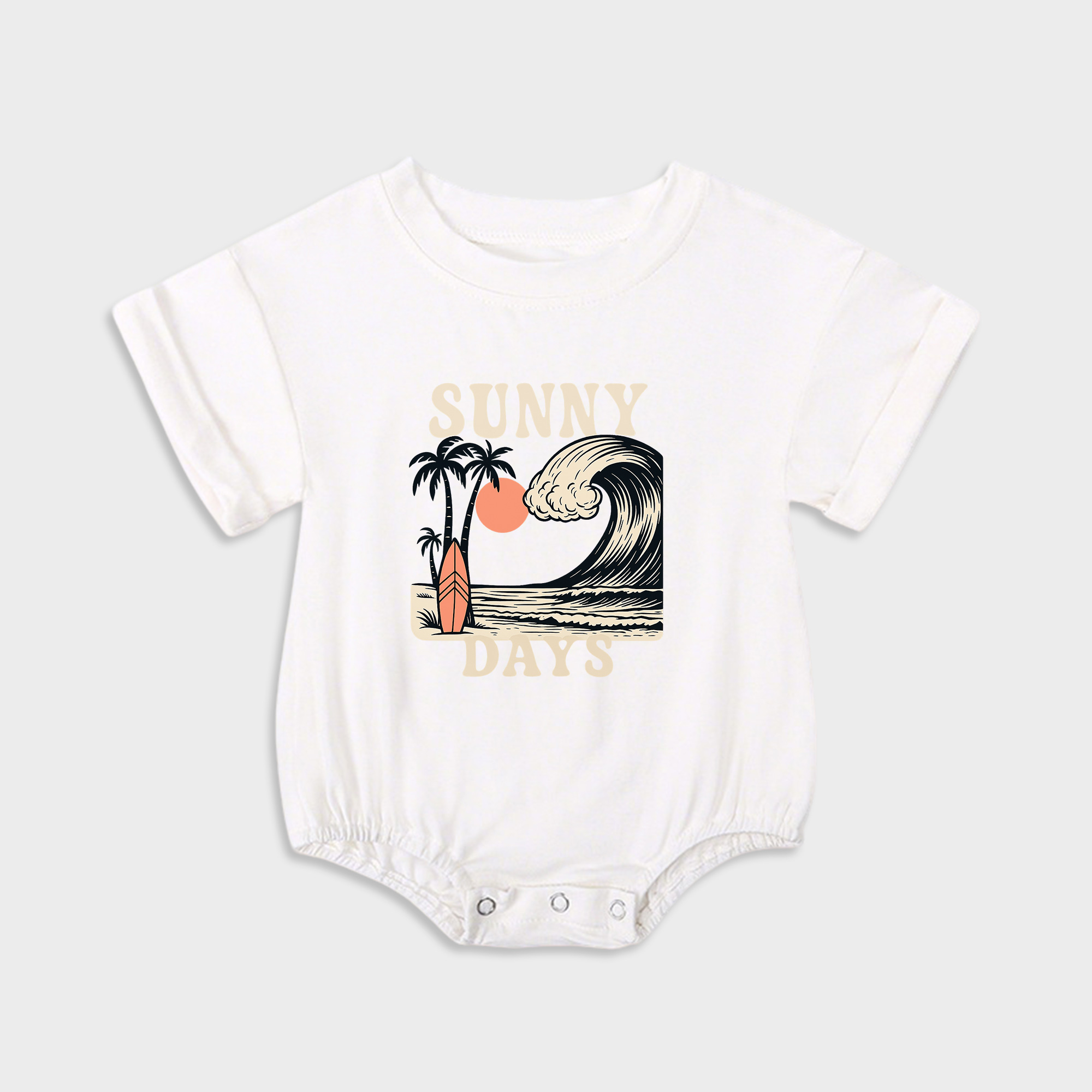 Wave Baby Triangular Stretchy Onesies