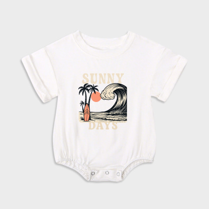 Wave Baby Triangular Stretchy Onesies