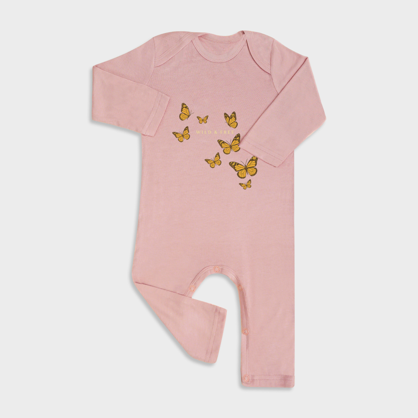 Wild & Free Baby Full Length Snap Rompers