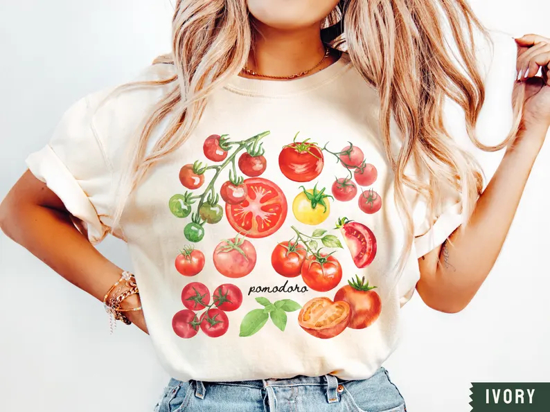 Family Matching Tomato T-Shirt  