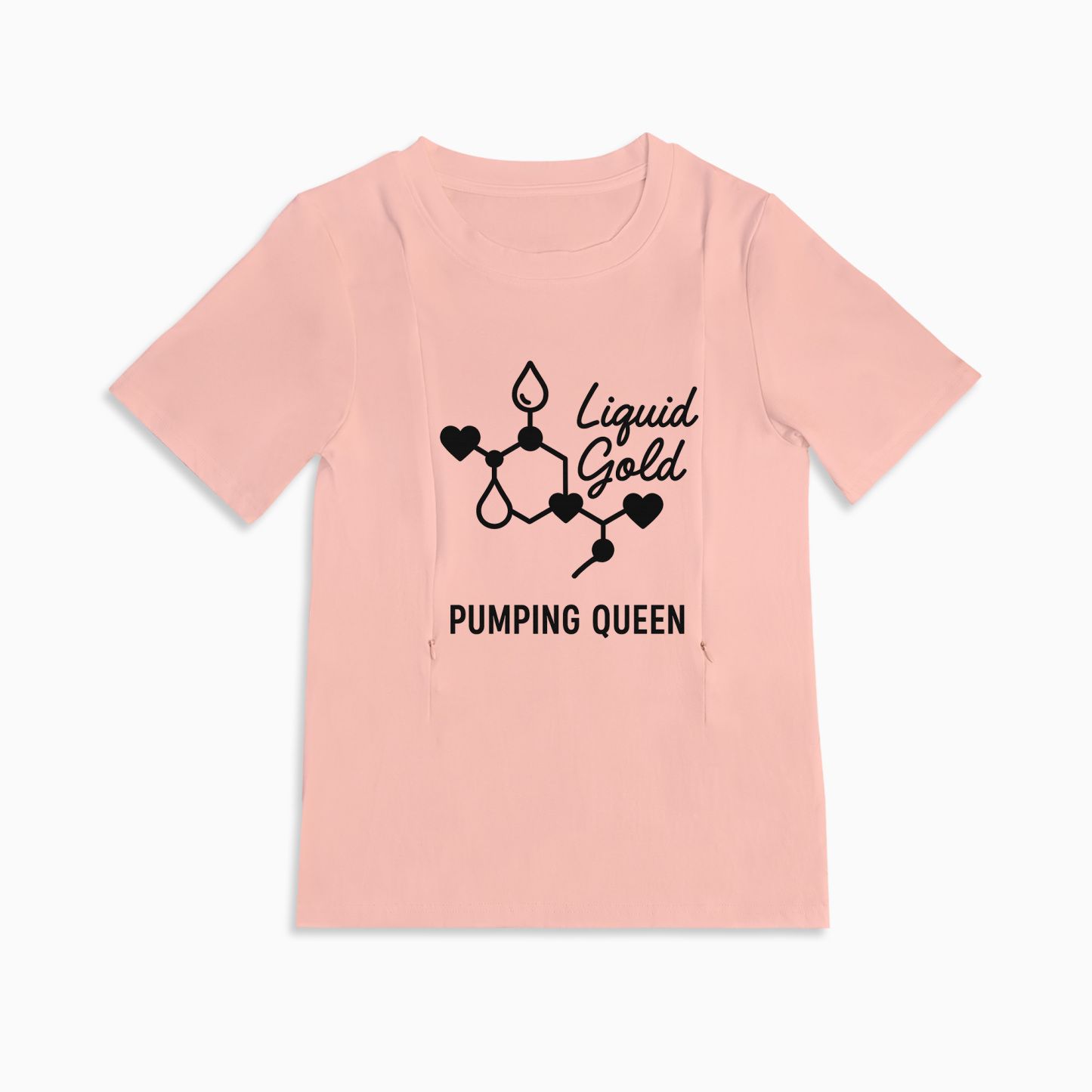 Funny Pumping Mom Shirt | Pumping Queen | Easy Zipper Access