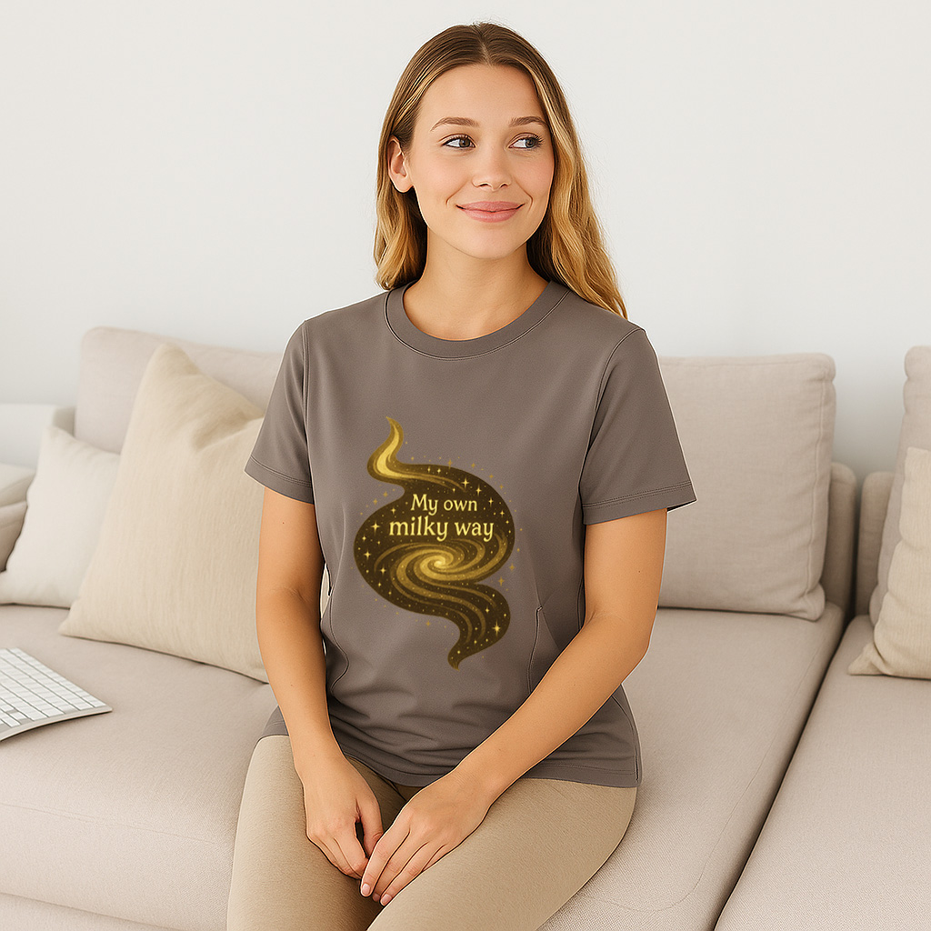 totkeeps Liquid Gold Cotton T-Shirt | Designed with Lov | brand