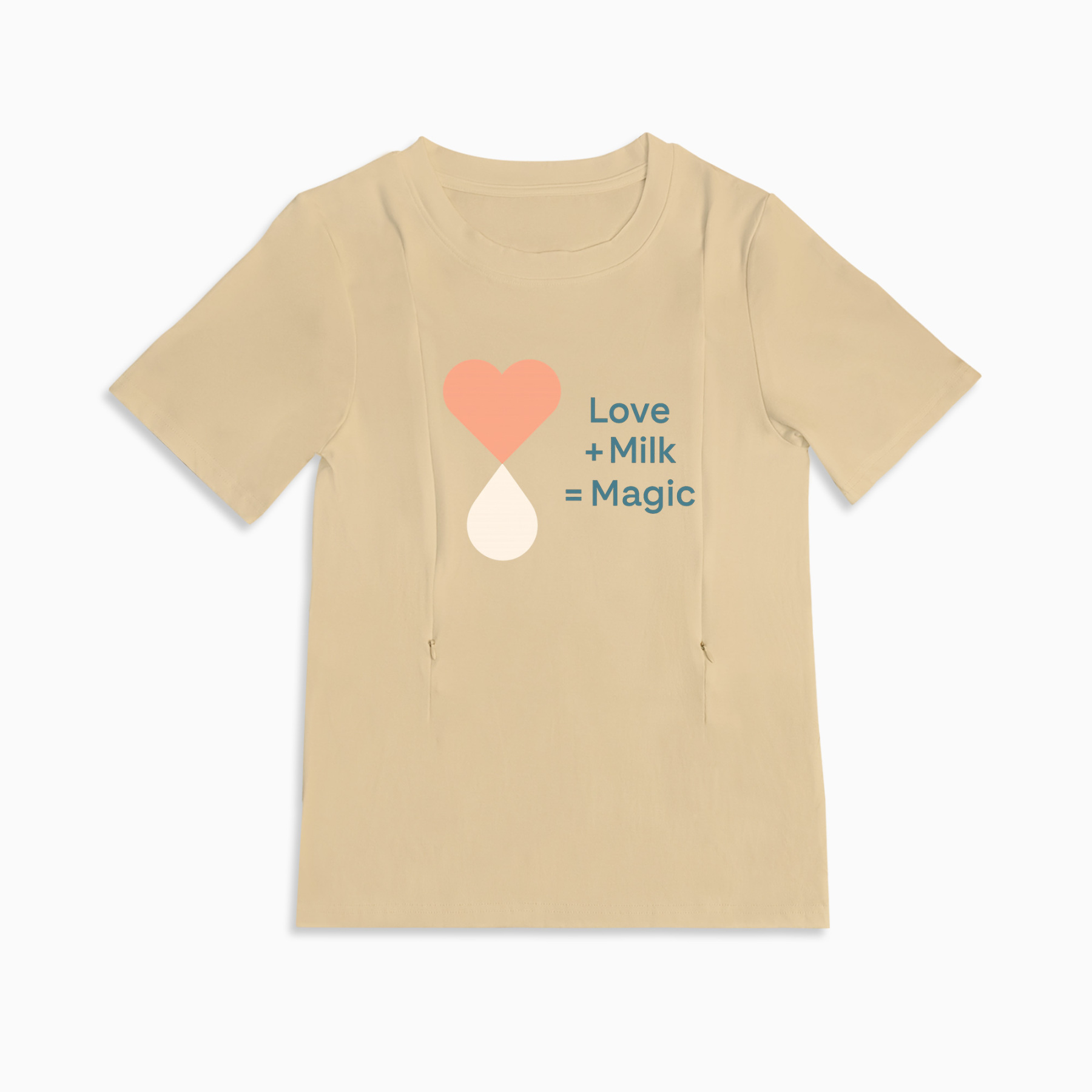 Breastfeeding Top with Hidden Zippers | Love & Milk | totkeeps