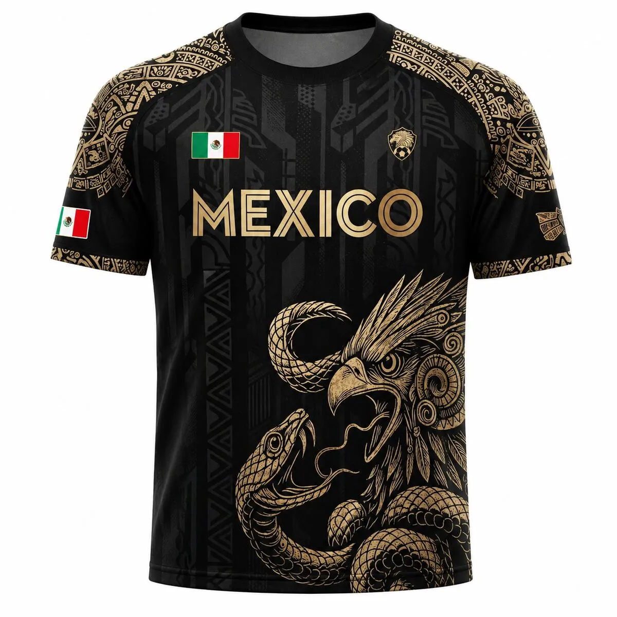 Mexico Heritage Eagle Performance Jersey – Premium Aztec-Inspired Fan Shirt