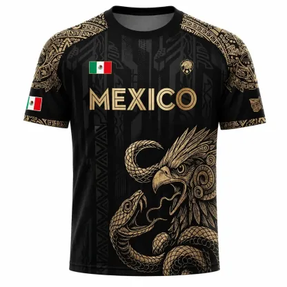 Mexico Heritage Eagle Performance Jersey – Premium Aztec-Inspired Fan Shirt
