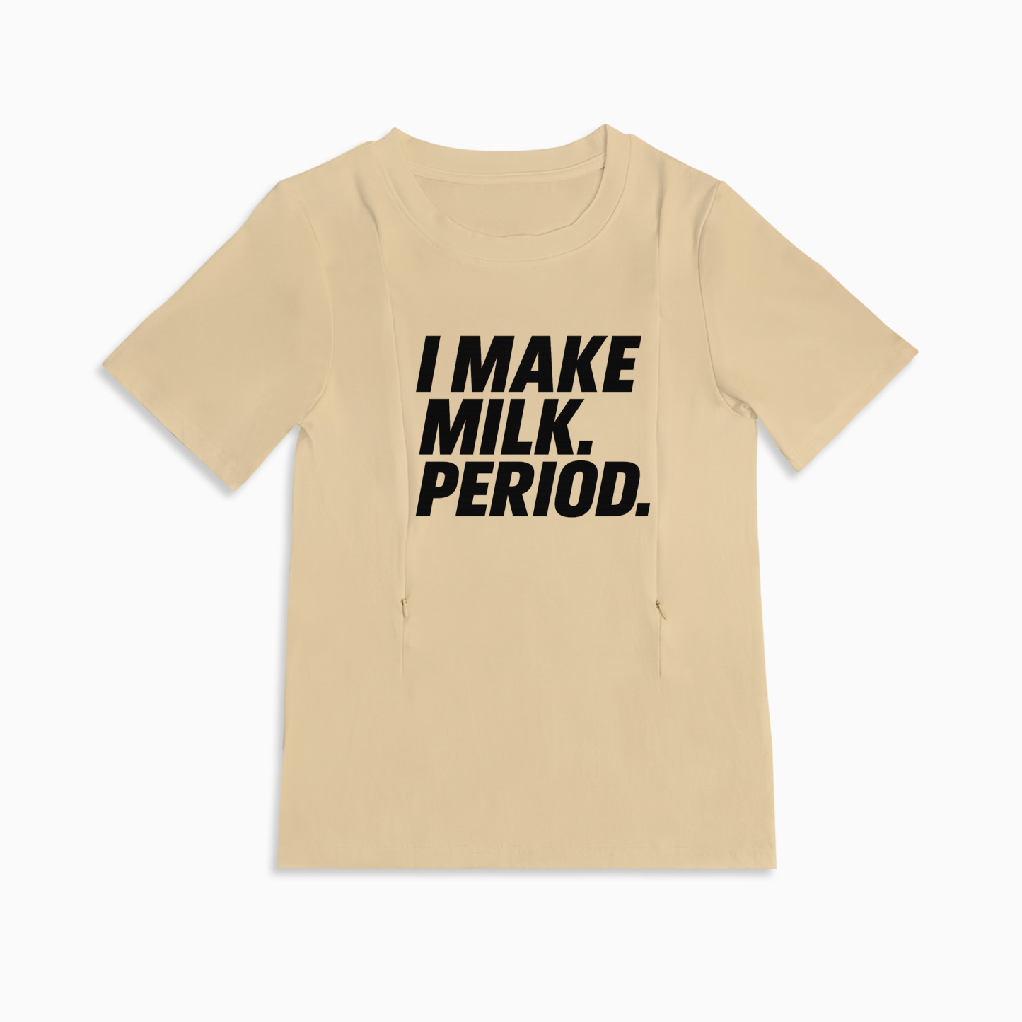 Cotton Nursing T-Shirt | Funny "I Make Milk" Slogan | Totkeeps
