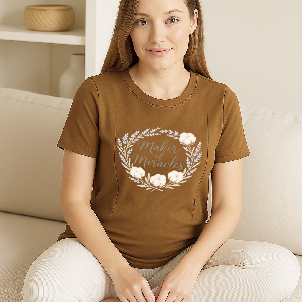 Totkeeps Nursing & Maternity Tee | Superpower Slogan |  | brand