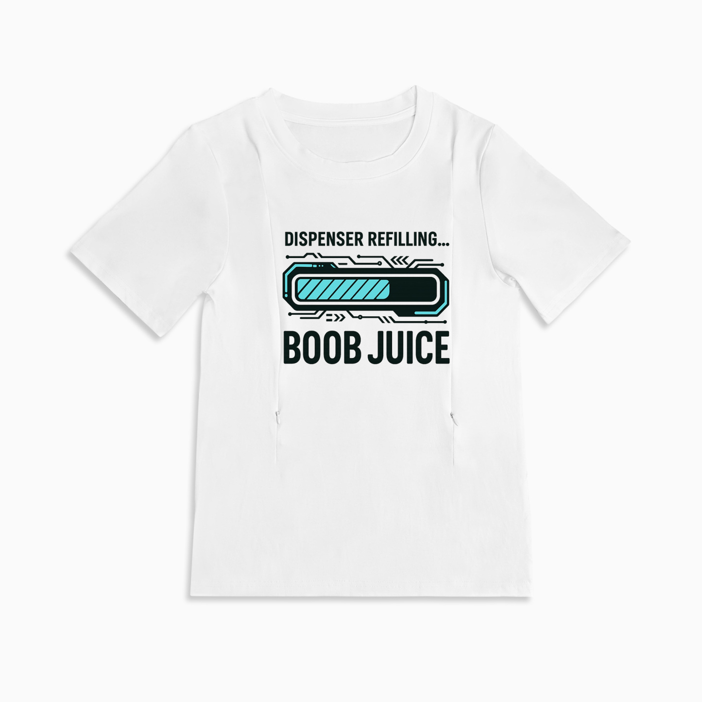 Breastfeeding T-Shirt for New Moms | Funny Boob Juice Slogan