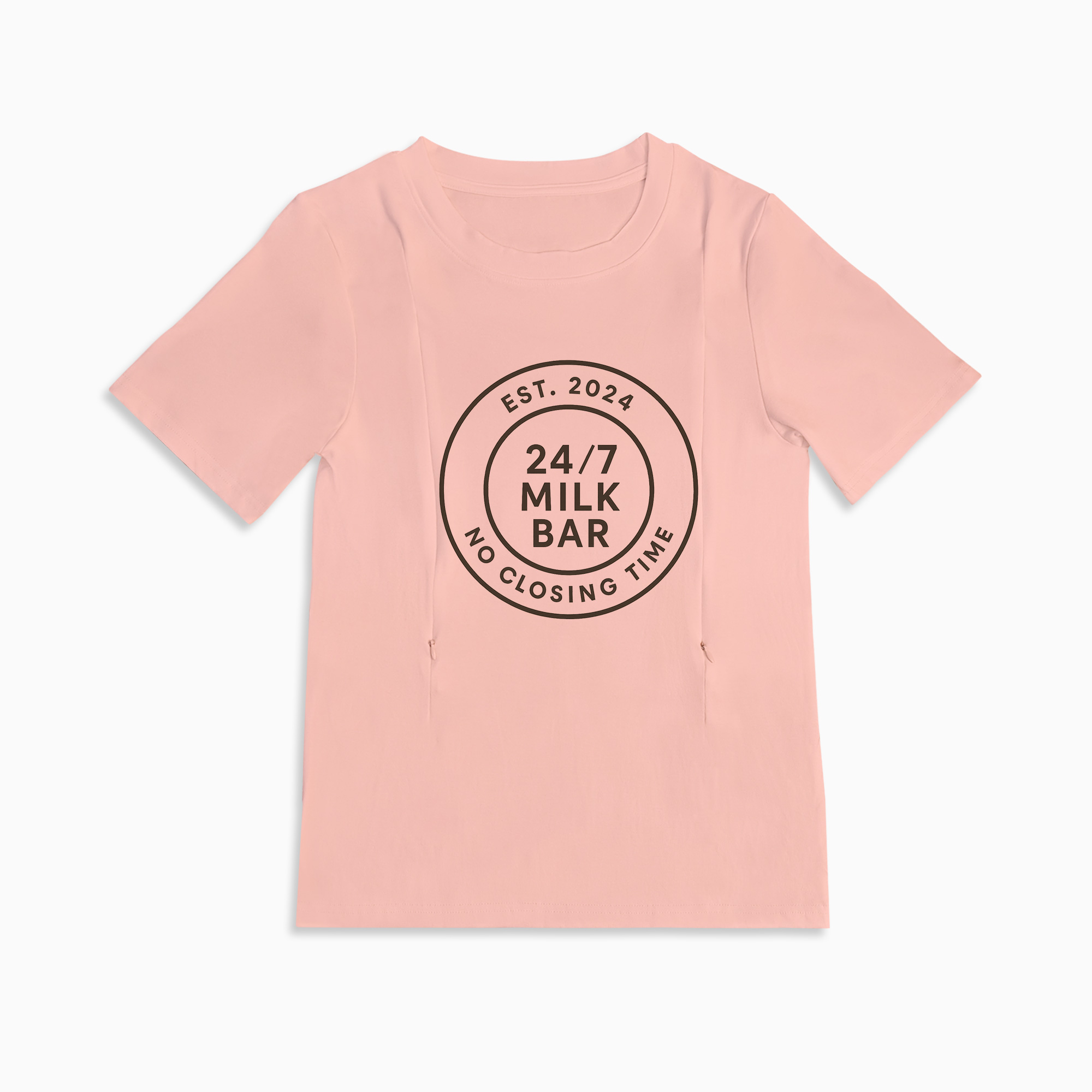 Side Zipper Breastfeeding Top | 24/7 Milk Bar | Comfy & Cute