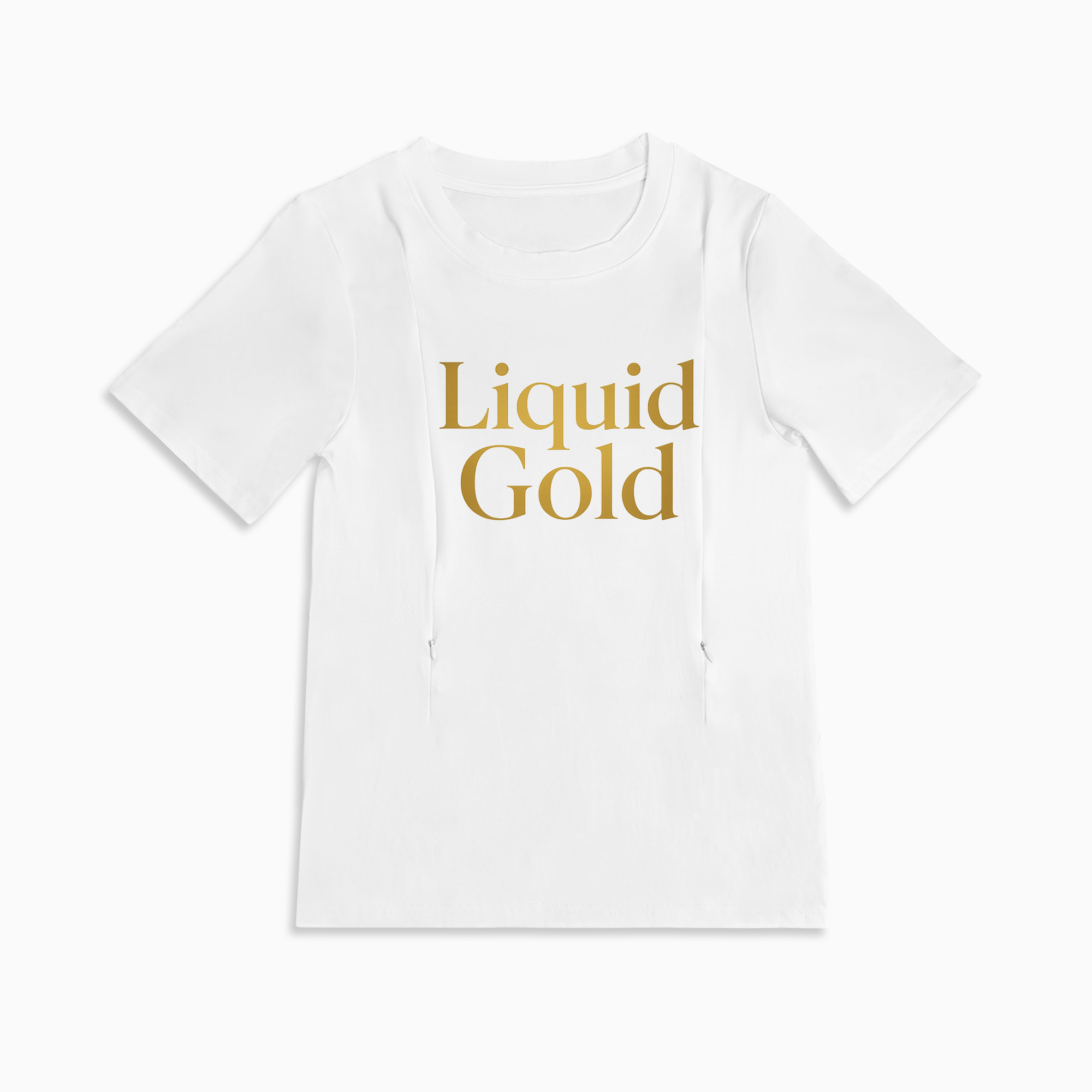 totkeeps Nursing T-Shirt | Liquid Gold Inside | Convenient Side Zippers