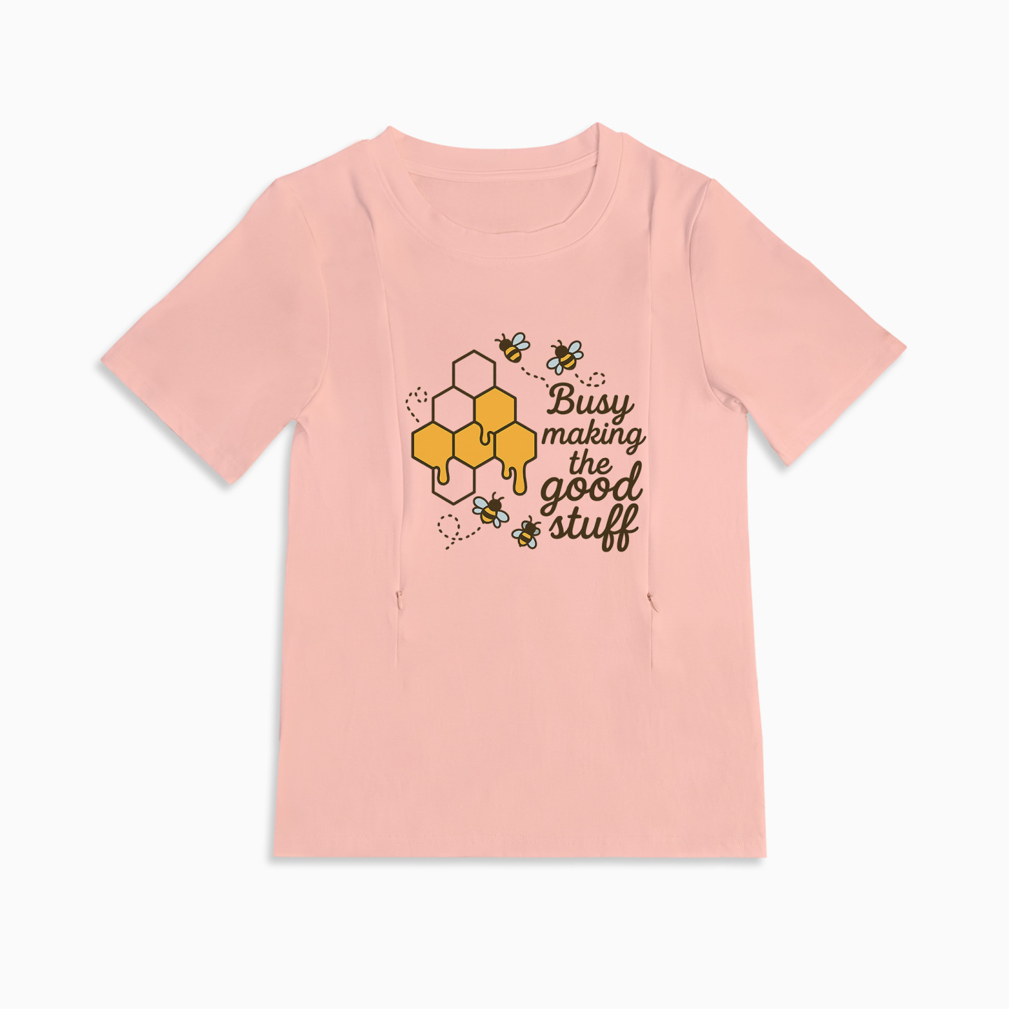 Postpartum Wardrobe Must-Have | Liquid Gold Inside Zipper Nursing Top