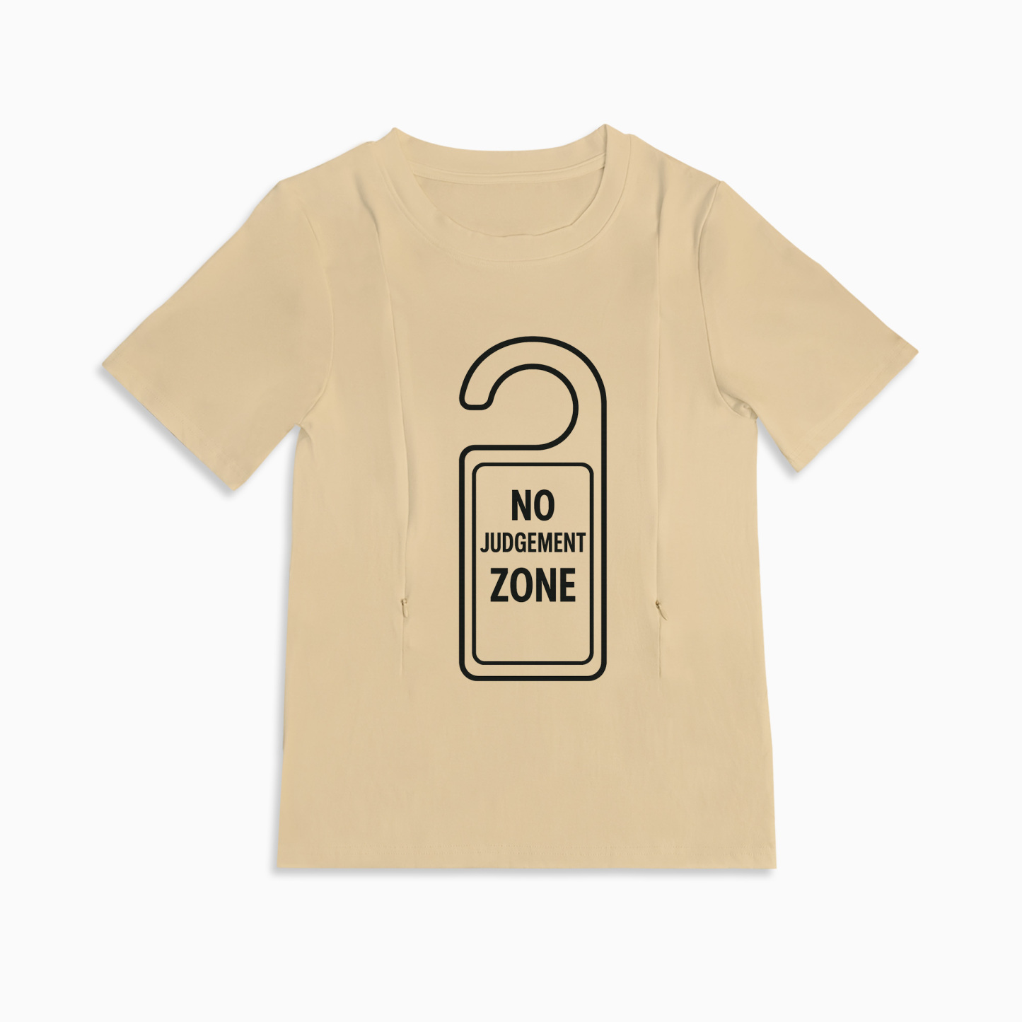 Totkeeps Nursing Wear | "No Judgement Zone" T-Shirt | Soft Cotton
