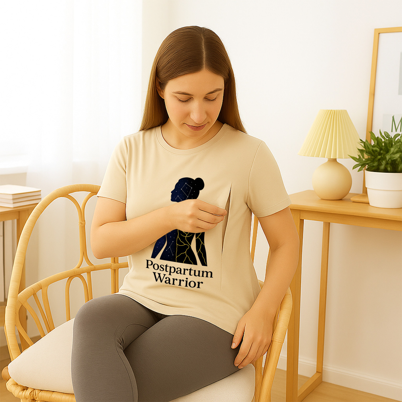 Nursing Wear for Strong Mamas | Postpartum Warrior T-Shirt