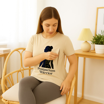 Nursing Wear for Strong Mamas | Postpartum Warrior T-Shirt