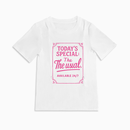24/7 Diner Graphic Tee for Moms | Hidden Zipper Nursing Access