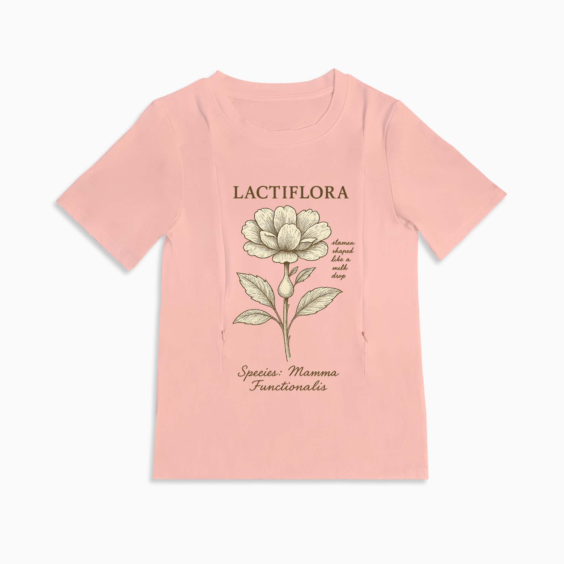 Sassy Nursing T-Shirt | Easy Side Zipper | "Yes They're Functional"