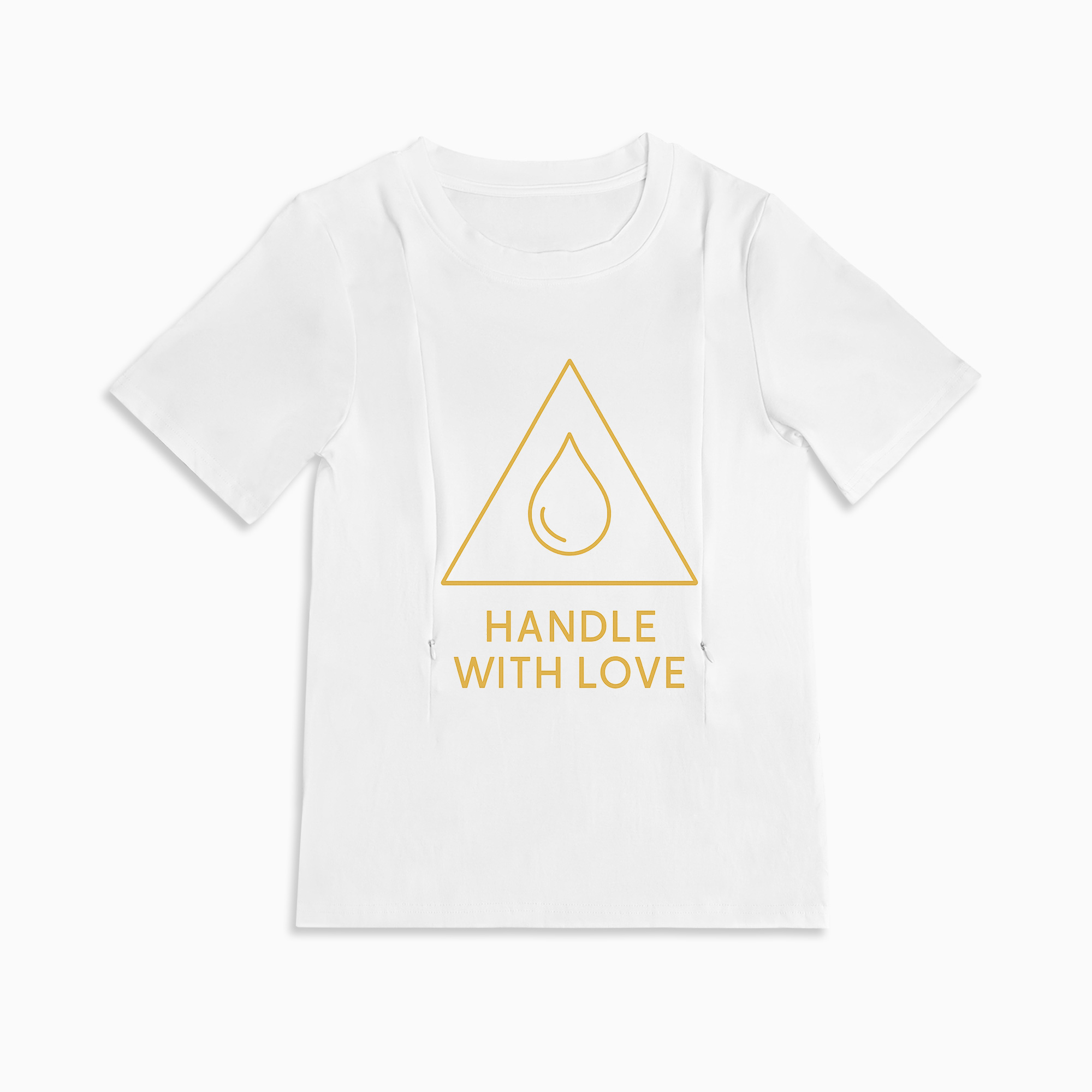 Easy Access Nursing Shirt | Liquid Gold Inside Slogan | Humorous & Practical