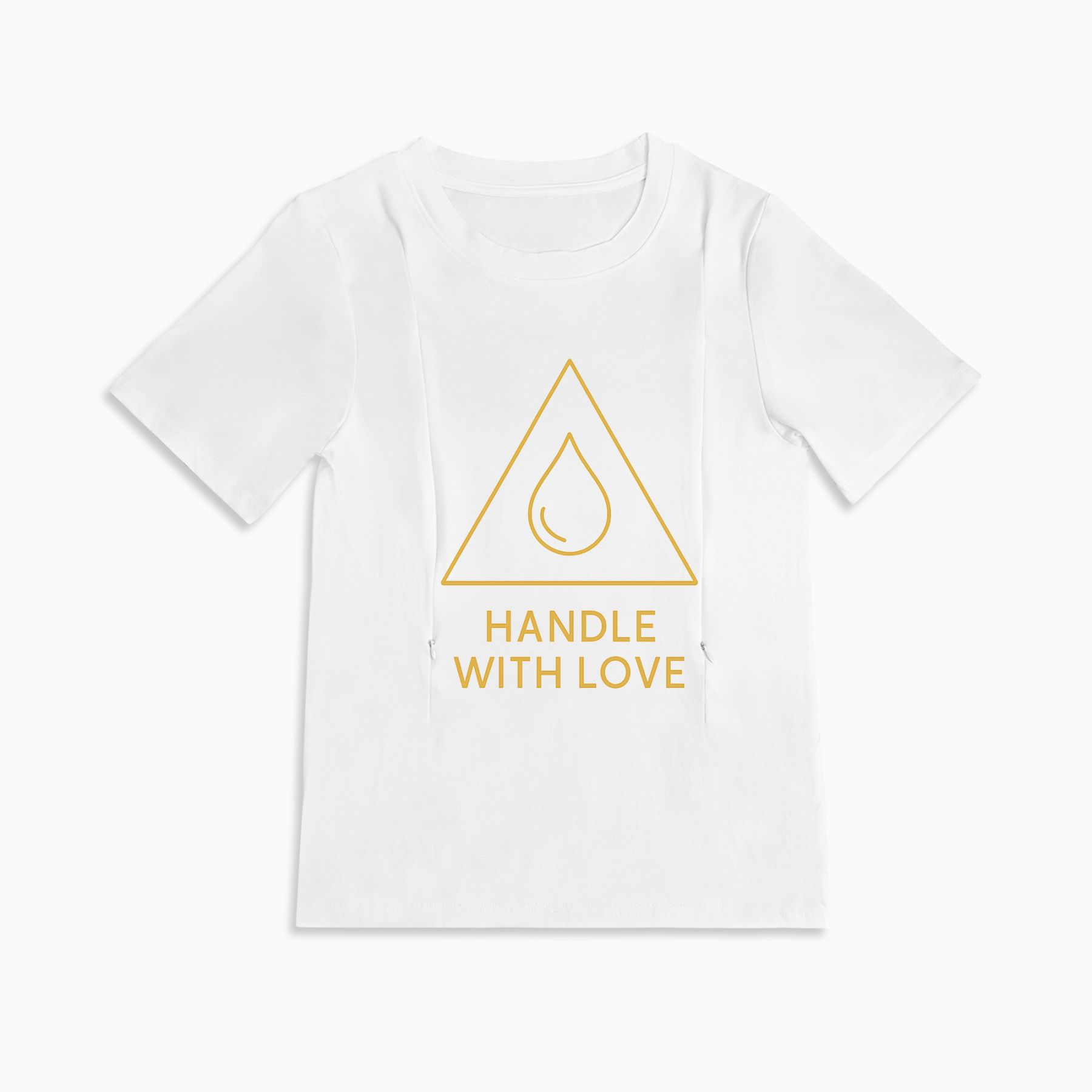 Easy Access Nursing Shirt | Liquid Gold Inside Slogan | Humorous & Practical