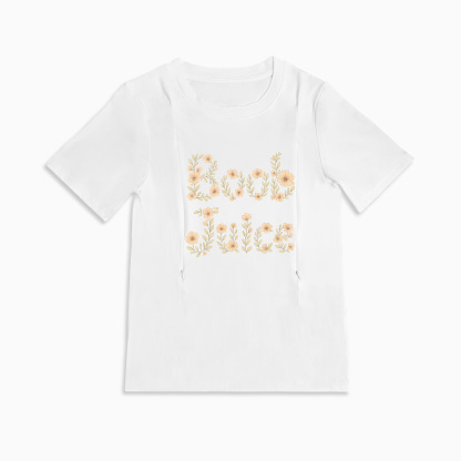 Side Zip Nursing Top | Funny "Boob Juice" | Postpartum Must-Have